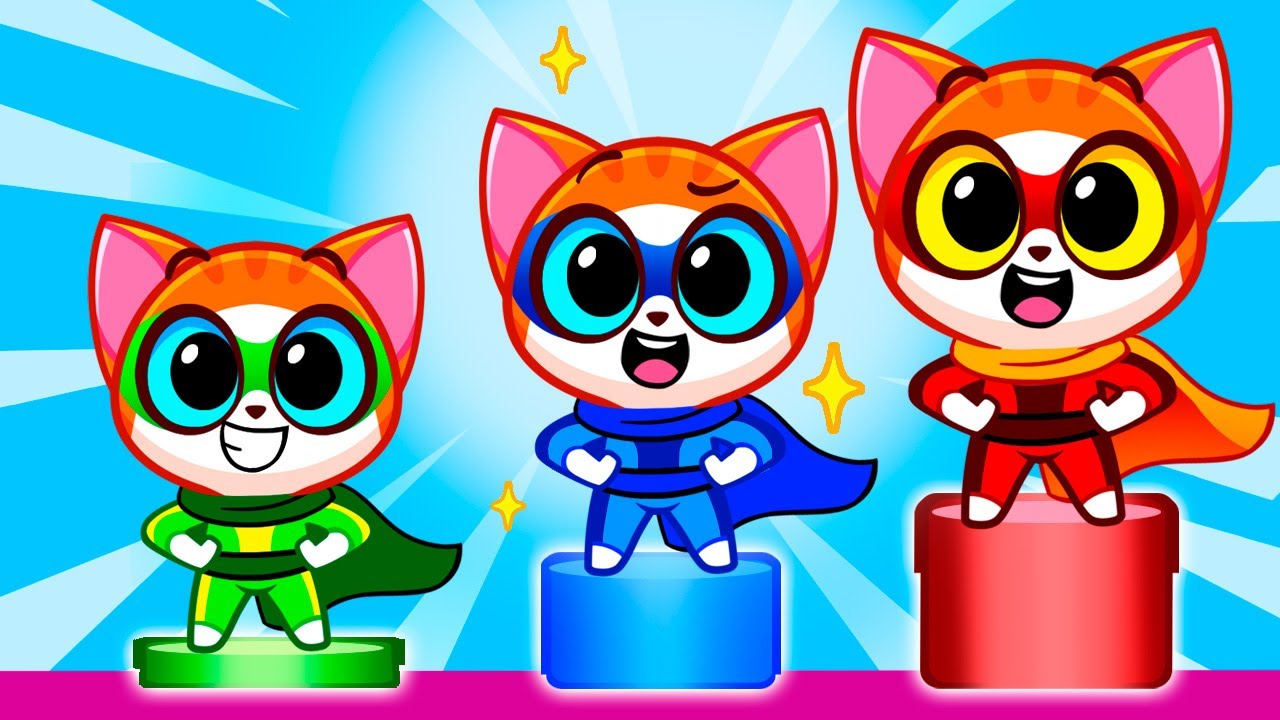 Find Your Color!🟢🔵🔴 Superhero Kids Cartoons by Paws & Play