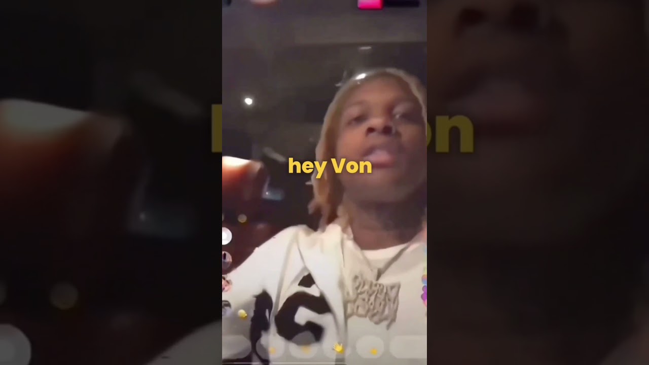 When lil durk and king Von were exposed for being soft on live👀😂