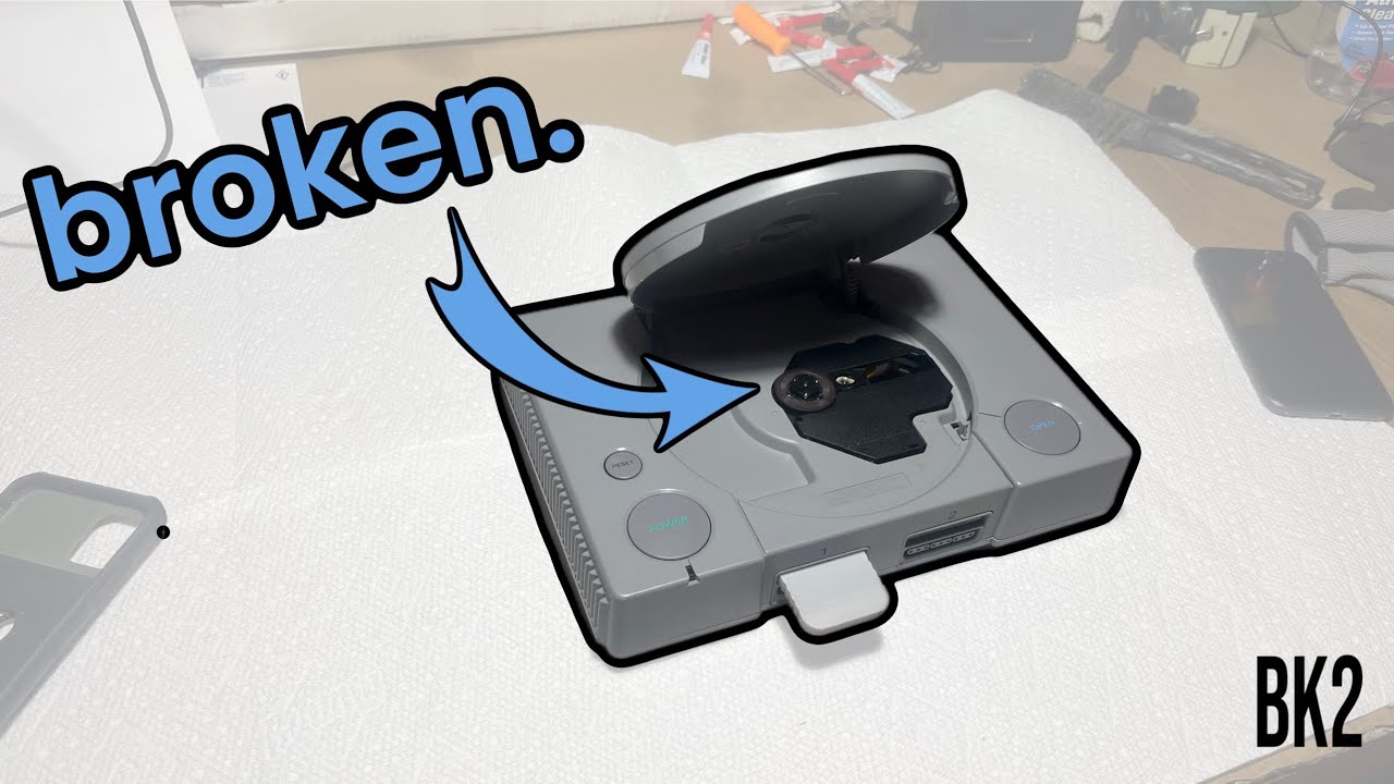 Replacing a PlayStation 1's Disc Spindle