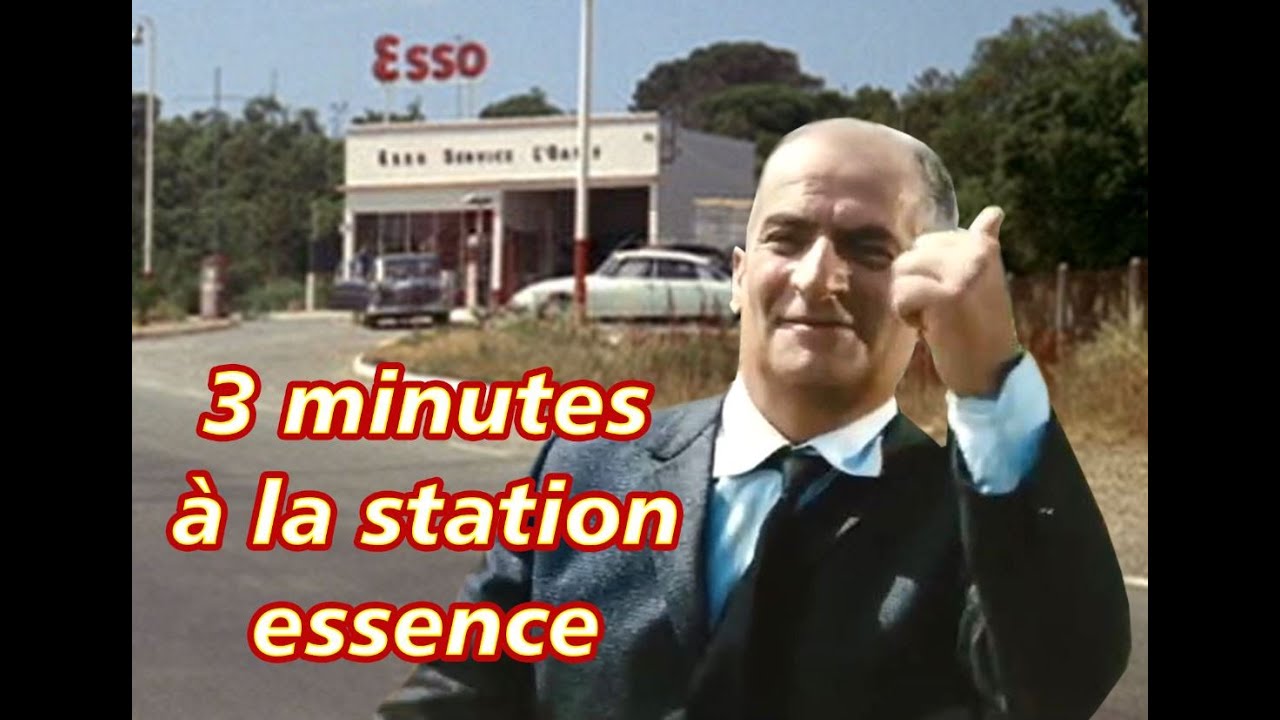 3 minutes à la station essence avec Louis de Funès ⛽⛽⛽