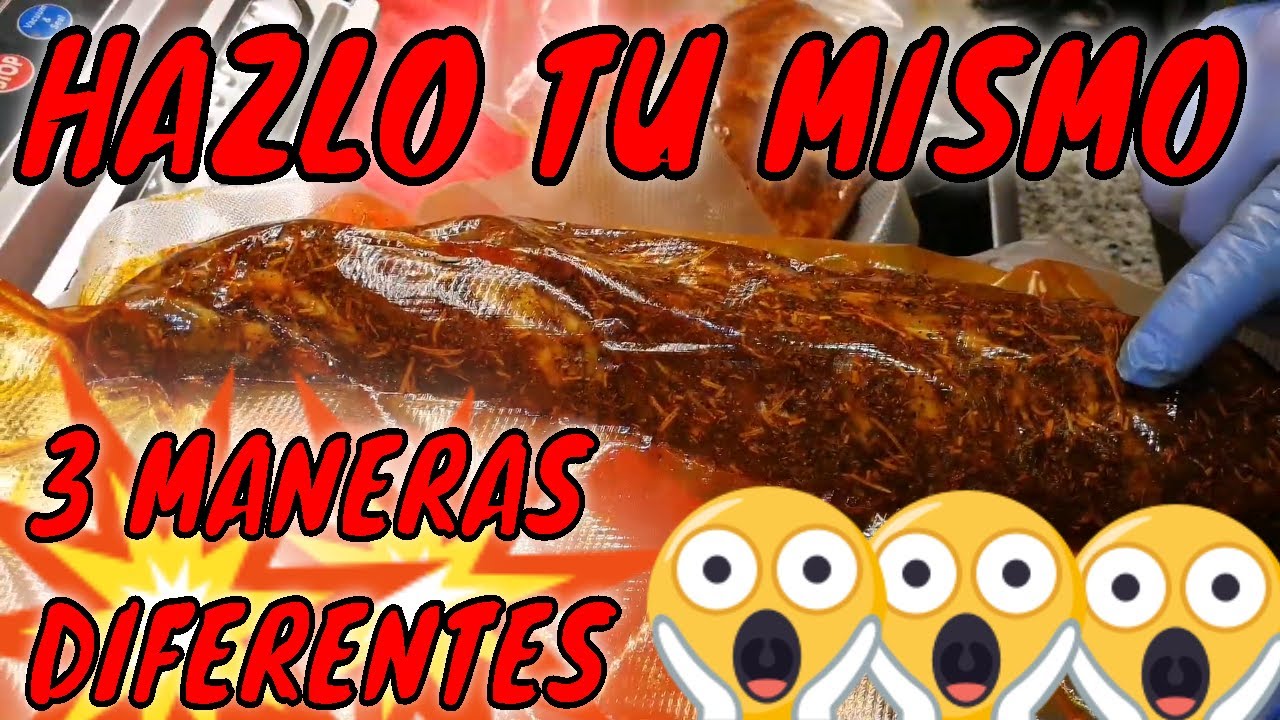 👉LOMO CURADO 👈CASERO.COMO HACER  3 LOMOS DE CERDO DIFERENTES MANERAS EN TU frigorífico sin ADITIVOS👈