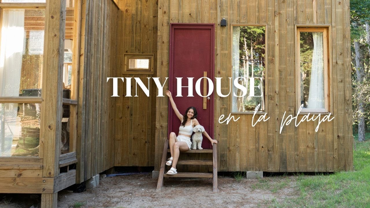 Tour por tiny house (mini casa) de 35 m2 - en la playa