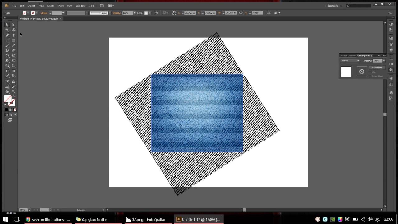 denim çizimi - How to Create a Denim Texture in Illustrator