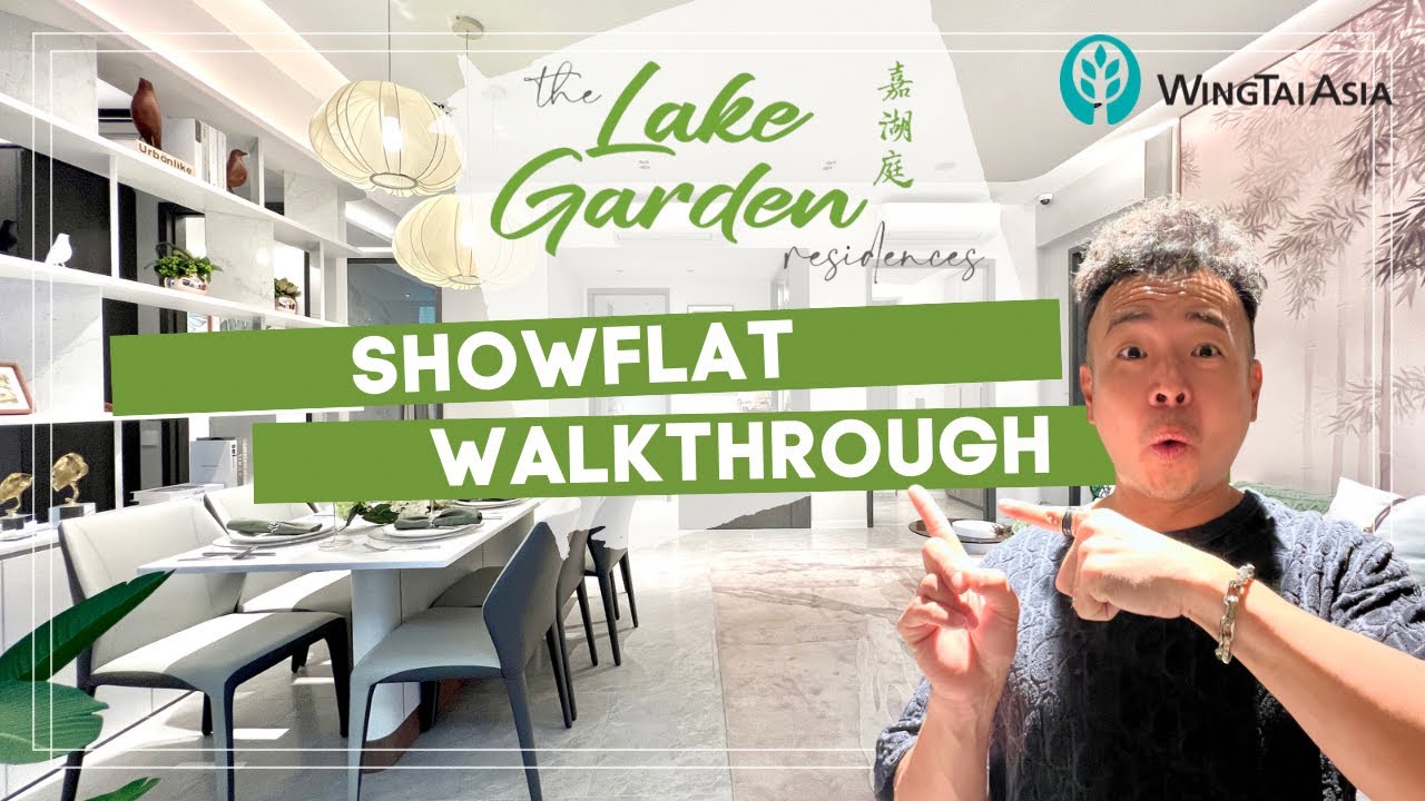 Come Tour The LakeGarden Residences 5 Bedroom 1550sqft Showflat with 3 Master Bedrooms #sgproperty
