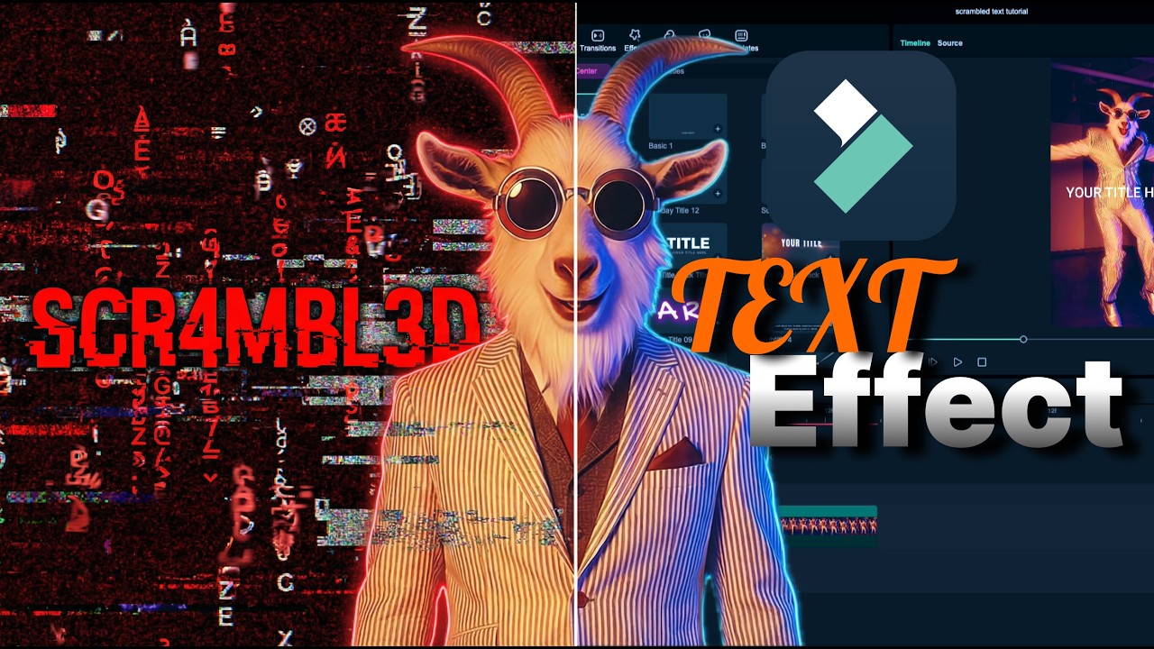 How to Create the Scrambled Text Effect in Filmora 15 (Beginner Friendly)