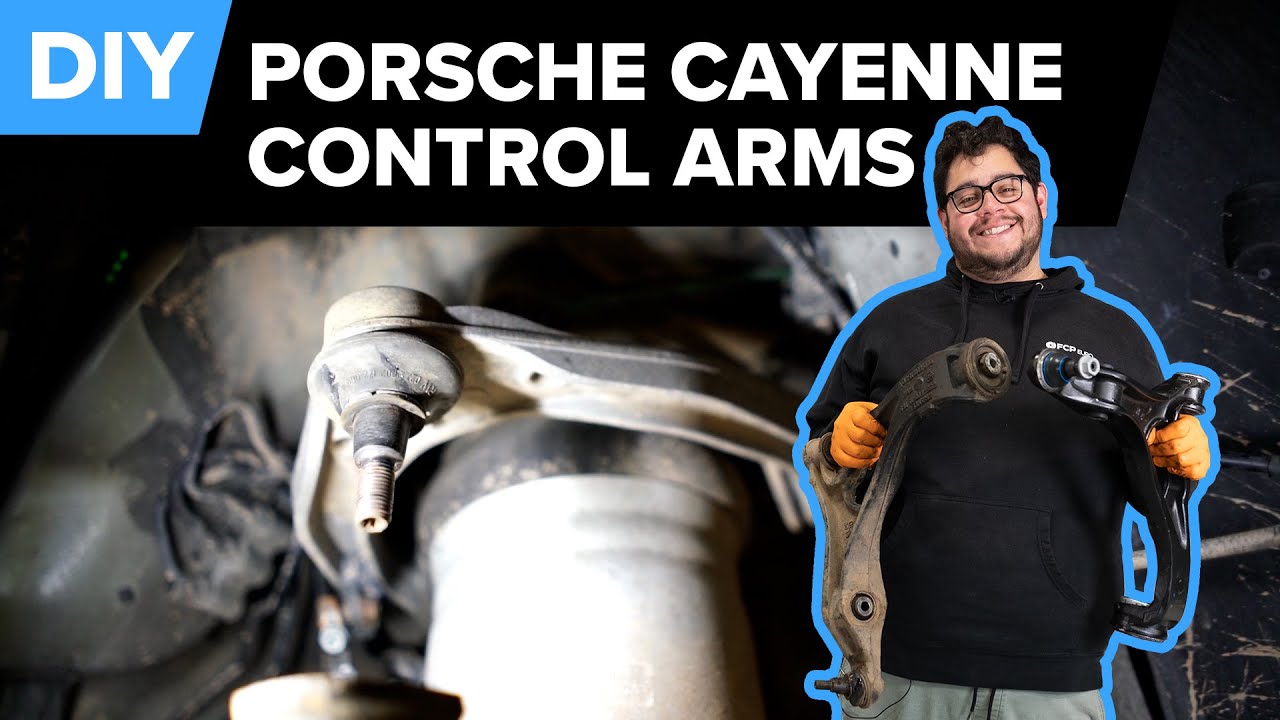 Porsche Cayenne Front Upper & Lower Control Arm Replacement DIY (2003-2010 Porsche 955/957)