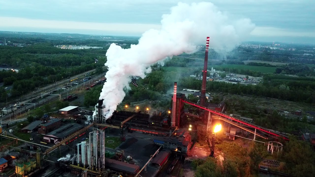 Koksownia Jadwiga w Zabrzu - opróżnianie baterii i gaszenie koksu