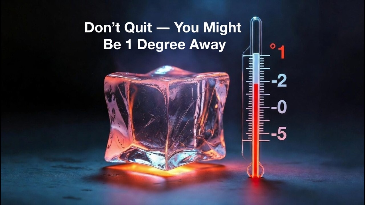 Don’t Quit — You Might Be 1 Degree Away