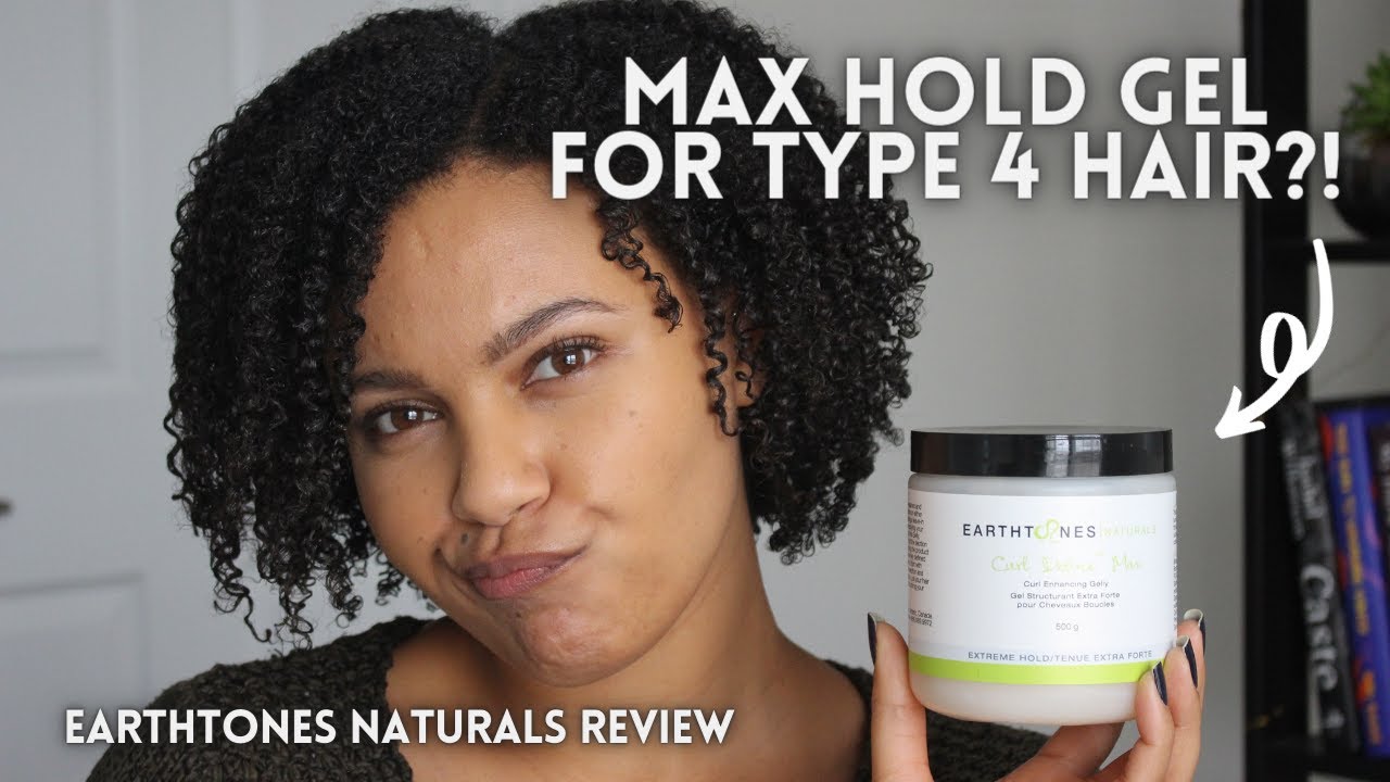 Review of Earthtones Naturals Max Hold Gel on Type 4 Hair || SimplyStasia