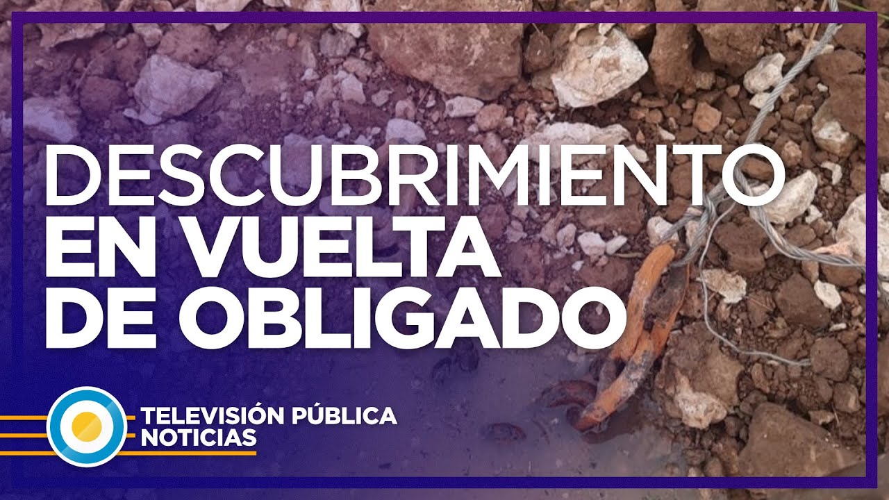 Descubrimiento arqueológico en Vuelta de Obligado