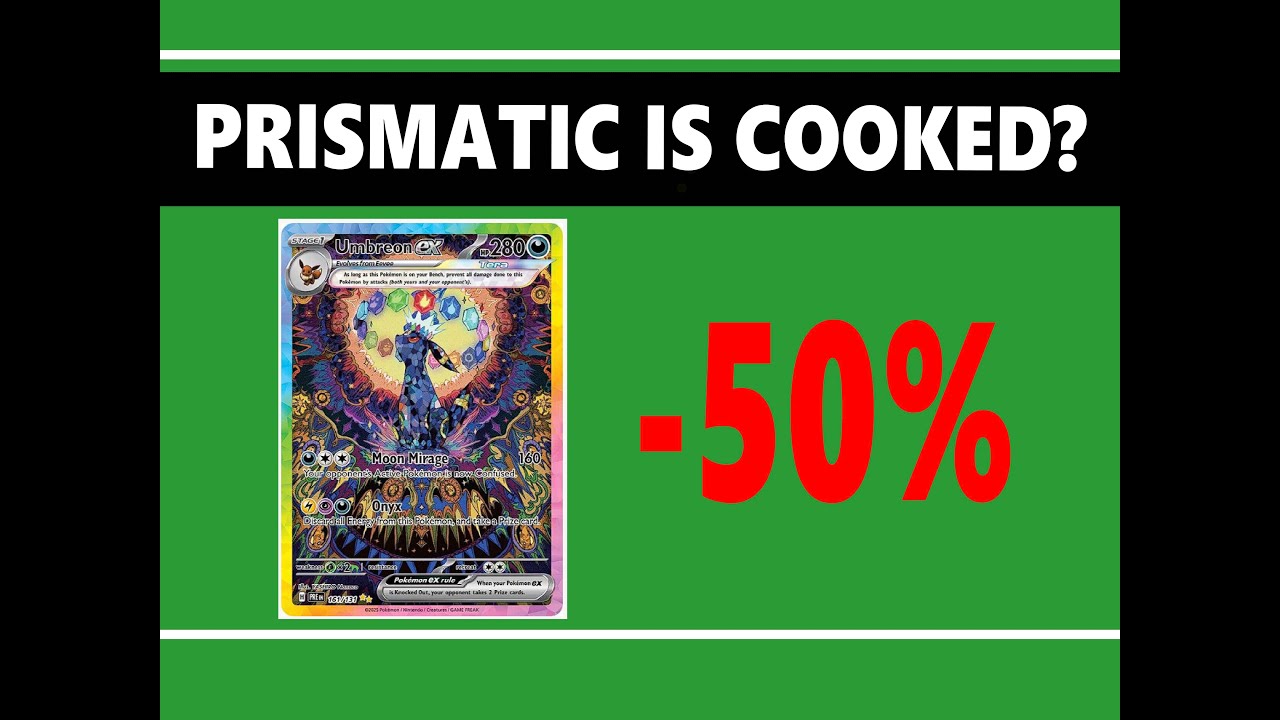 Prismatic Evolutions is Cooked! Umbreon EX SIR under 900$!