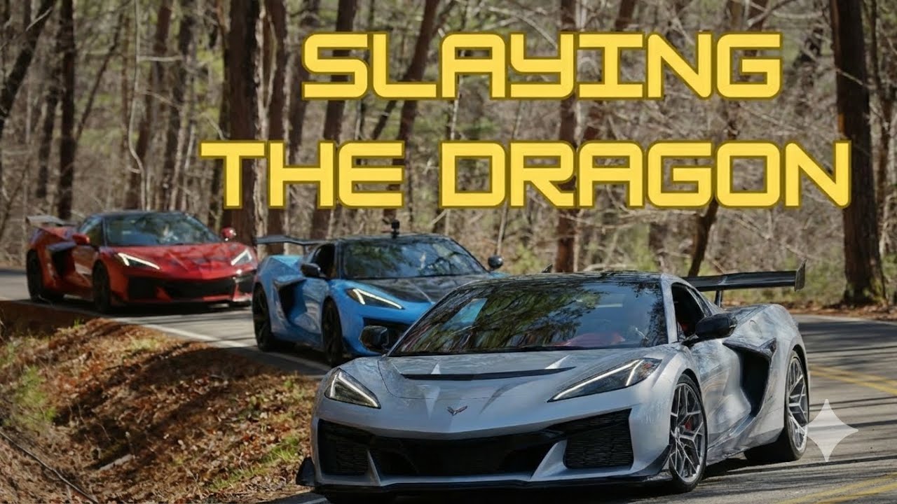 2 C8 Z06s and a ZR1 hit the tail of the dragon. No talking just sounds. 