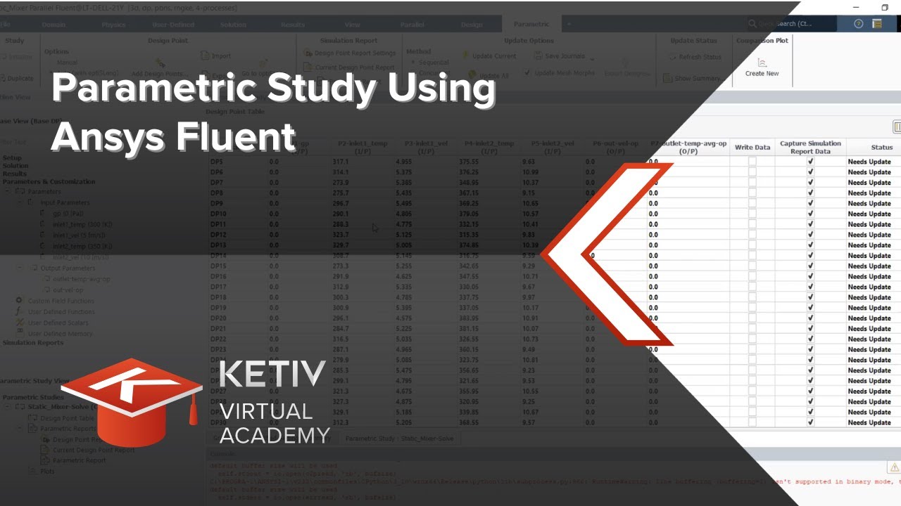 Parametric Study Using Ansys Fluent | KETIV Virtual Academy