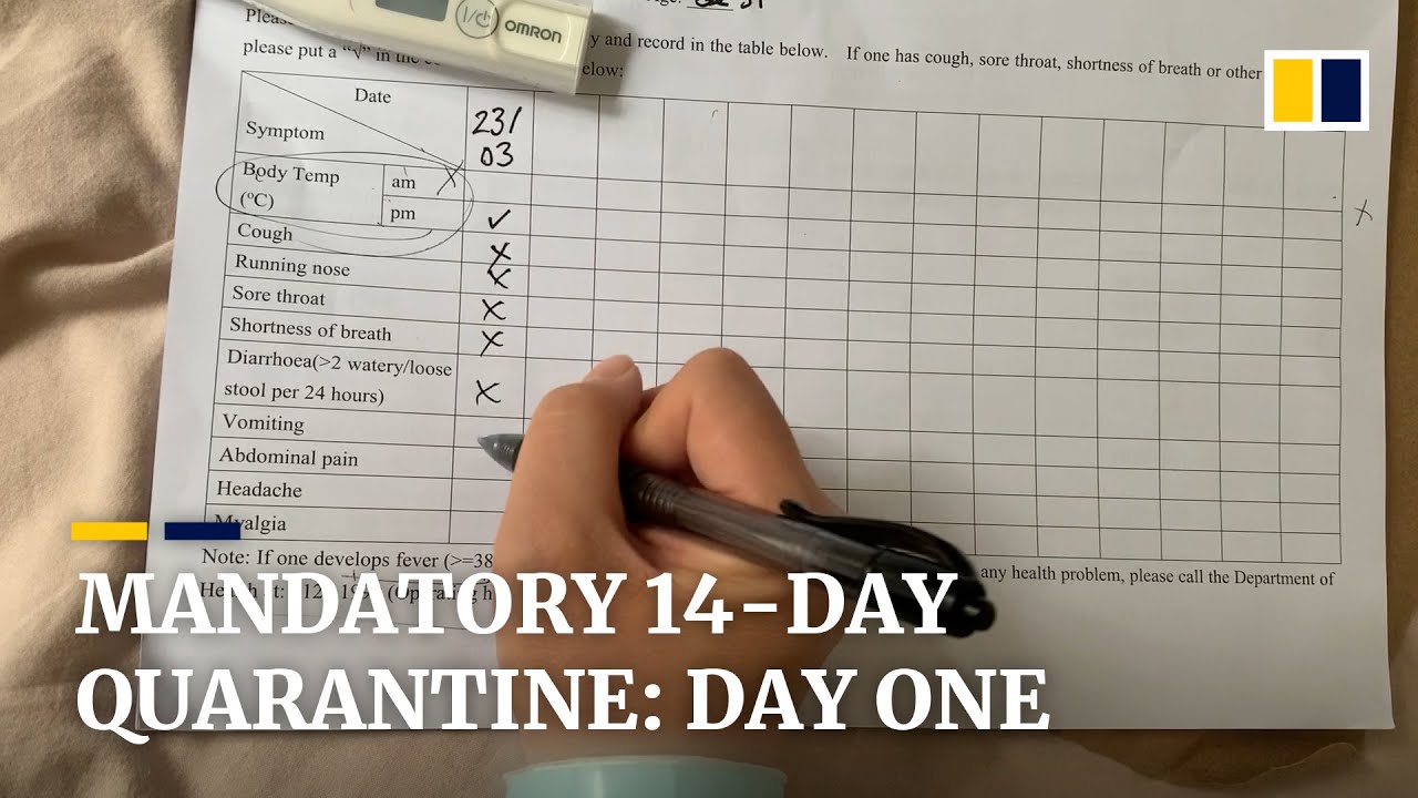 Day one: Mandatory quarantine life in Hong Kong