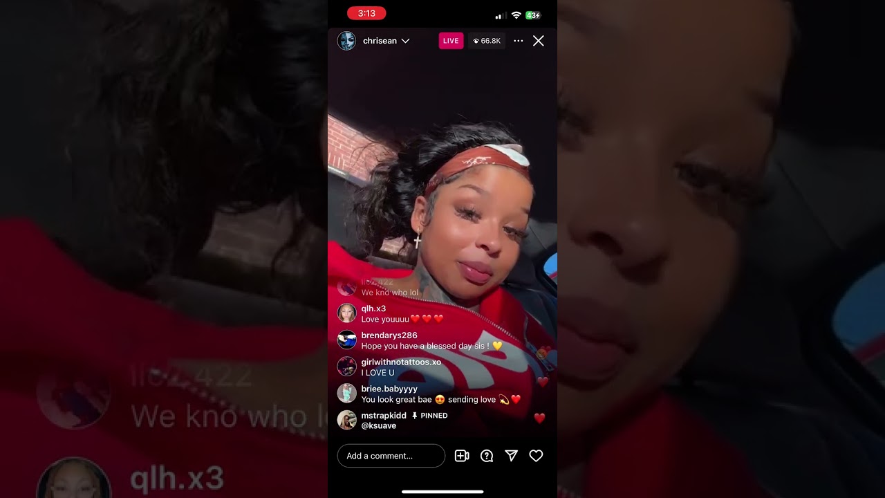 Chriseanrock instagram live 12/11/23
