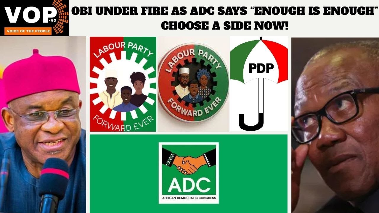 ADC Issues Ultimatum to Peter Obi &mdash; Major 2027 Signal