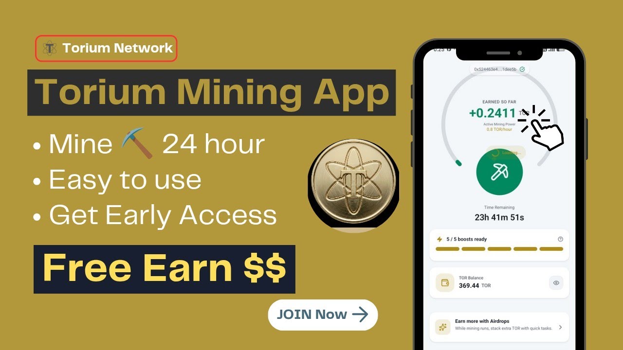 Torium Network | New Mining App | 2026 legit Mining App