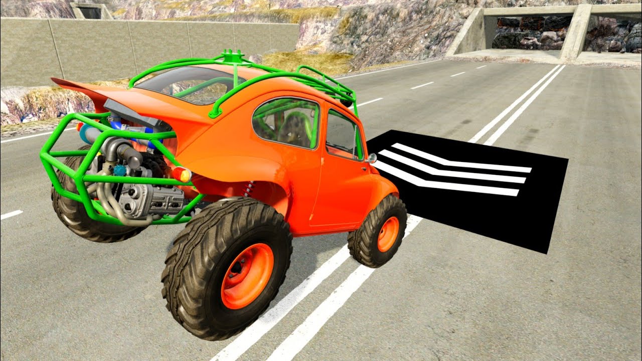 Instant 1100 MPH Blast: Which BeamNG Car Survives the Farthest?! #28