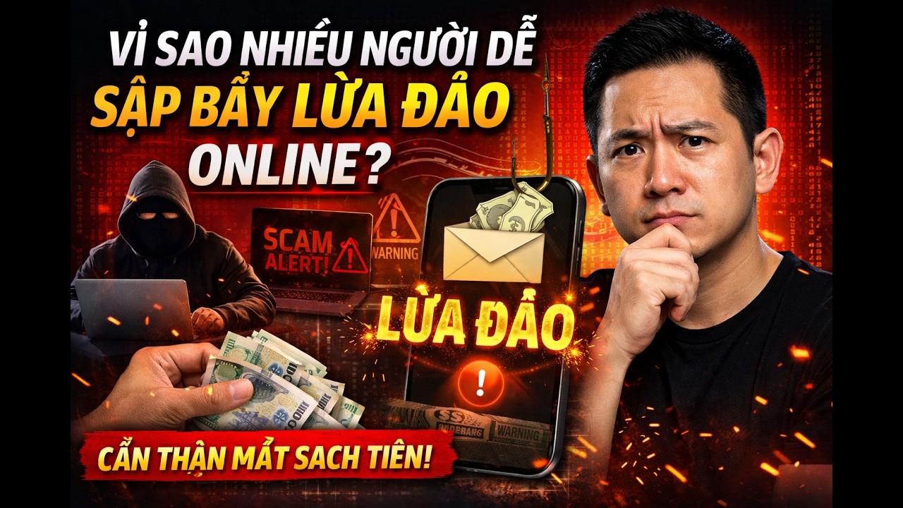 VÌ SAO NGÀY CÀNG NHIỀU NGƯỜI SẬP BẪY LỪA ĐẢO TRỰC TUYẾN ?