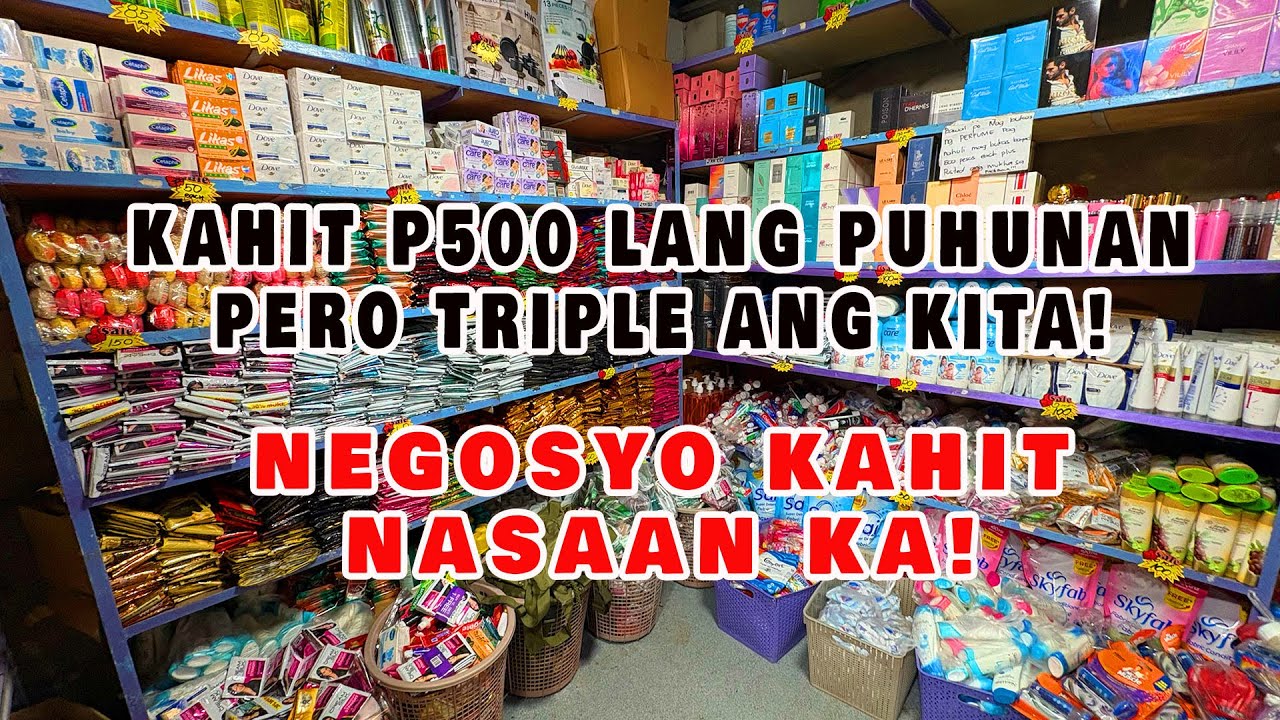 KAHIT P500 LANG PUHUNAN PERO TRIPLE ANG KITA NEGOSYO KAHIT NASAAN KA!