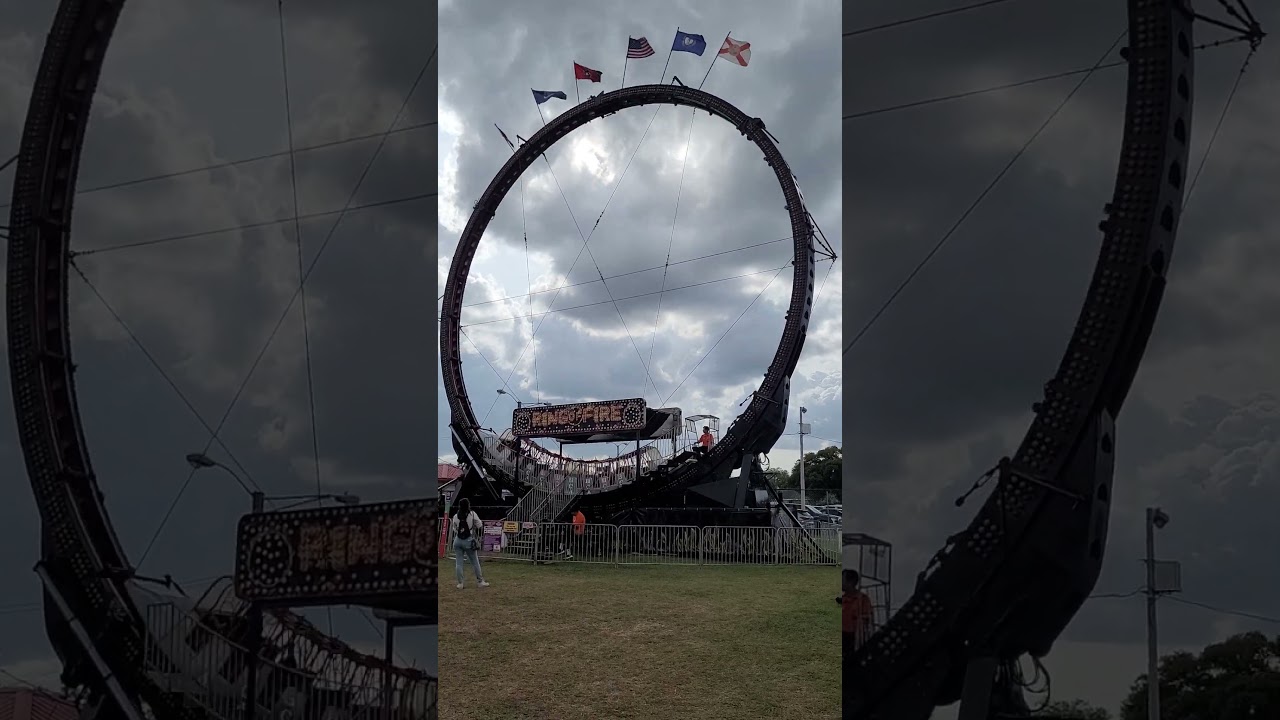 Ring of Fire at Florida Strawberry Festival March 1st 2024  #strawberryfestival #rides #florida #fun