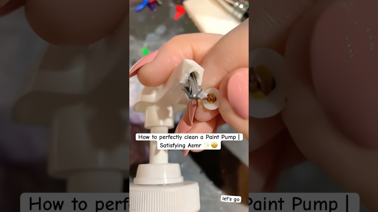 How to perfectly clean a Paint Pump | Satisfying Asmr ✨🤩 #asmrvideo #asmrvideo #asmr #asmrsounds