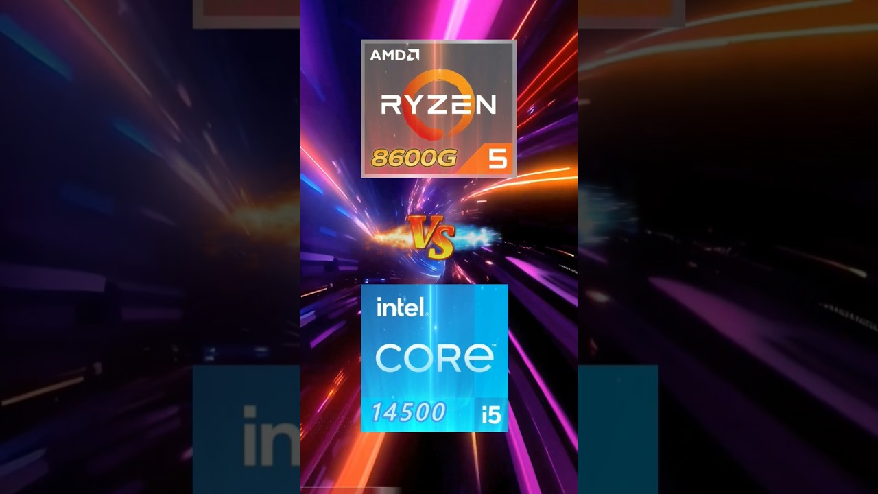 Ryzen 5 8600G vs i5 14500: Which is Best? #ryzen5 #corei5 #cpu #comparision #tech #shorts #fyp