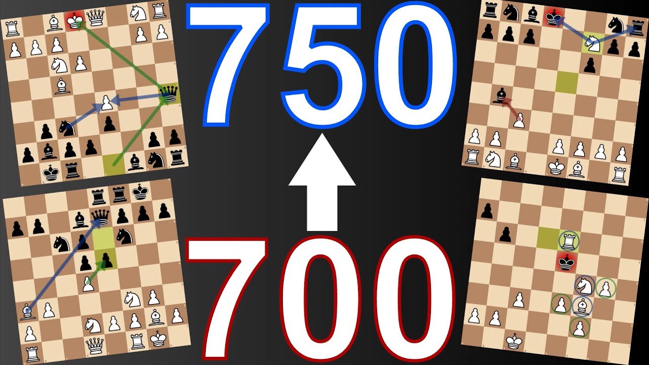 How to WIN AT CHESS FAST | Rating Climb 700 to 750 | Best Chess Openings | Lesson #2