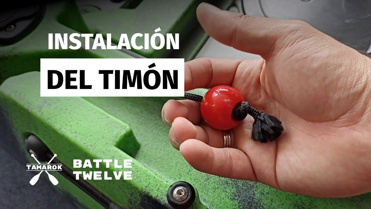 Instalación de Timón en Kayak Tamarok Battle 12