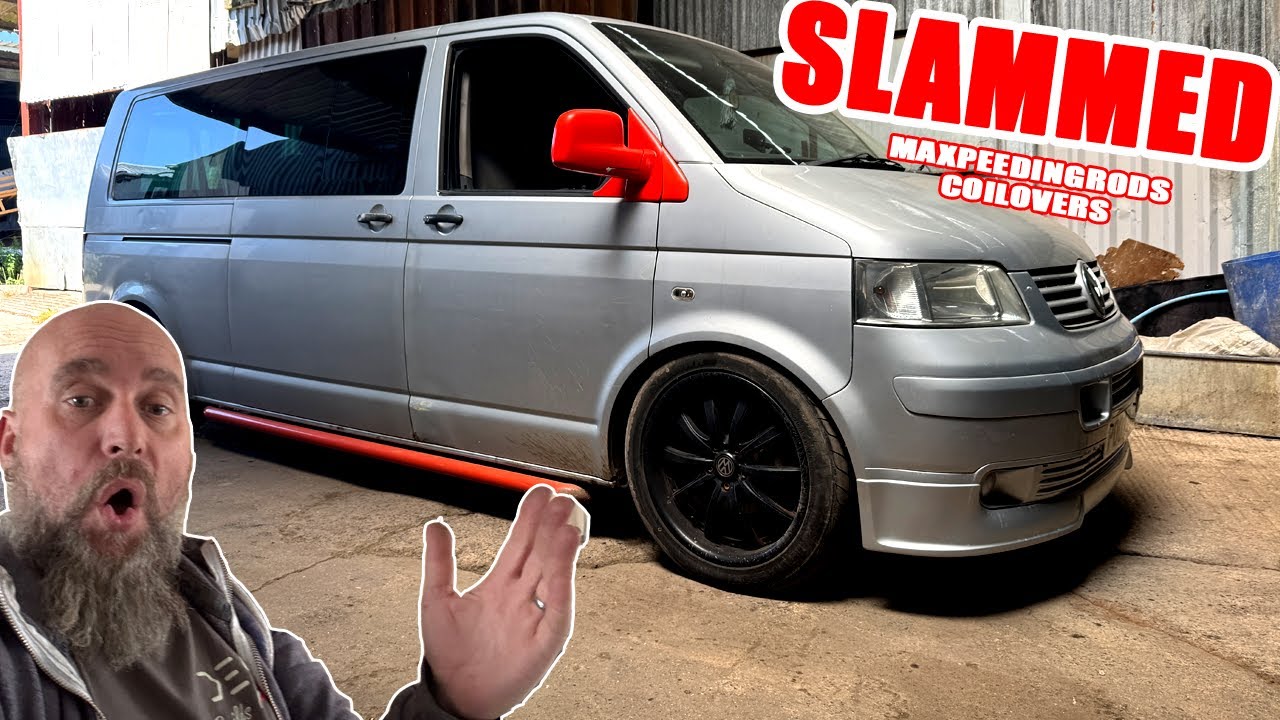 WE FITTED COILOVERS | ABANDONED VW T5 GETS LOWERED | 