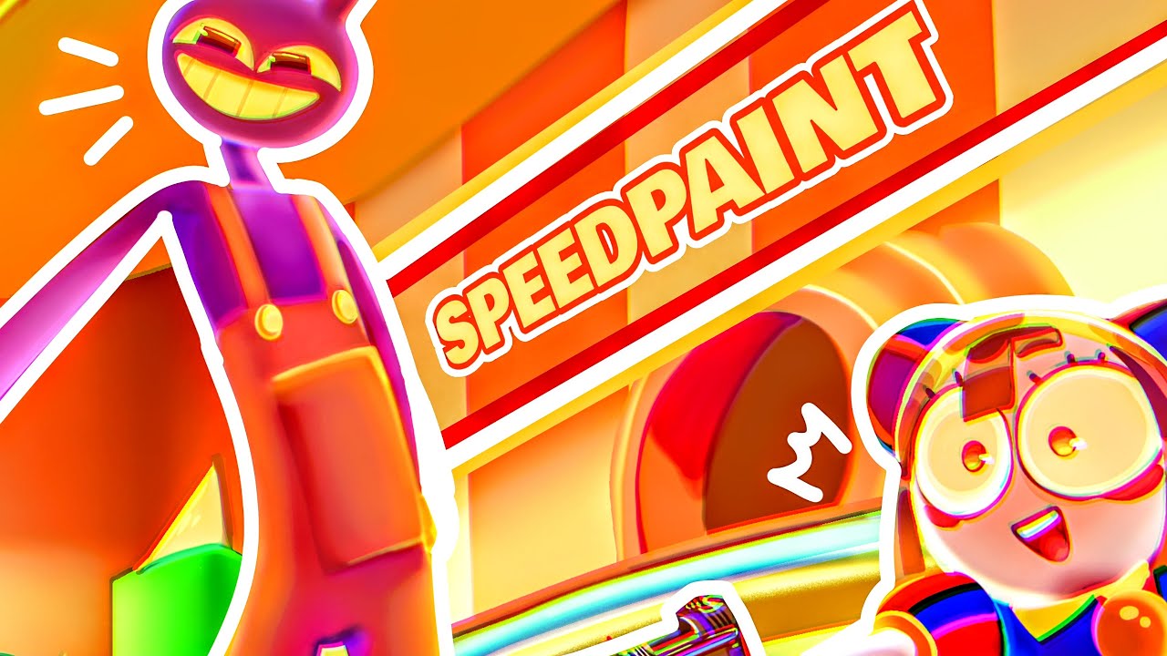 SPEEDPAINT PONMI & JAX 🎭 | THE AMAZING DIGITAL CIRCUS