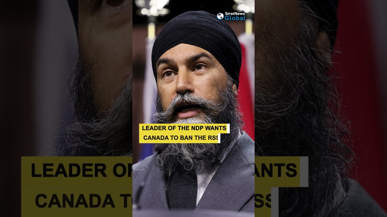 NDP Leader Jagmeet Singh wants #Canada to ban #RSS, impose sanctions on #Indian diplomats | #shorts