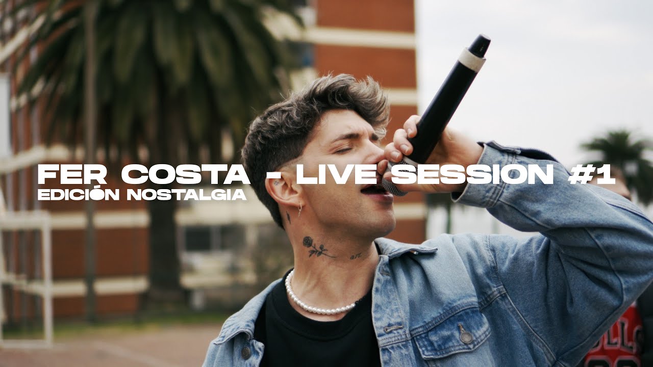 Fer Costa - Live Session #1 (Tus Ojos No Me Ven / Me Extra&ntilde;ar&aacute;s / Dime Si Eres Feliz / Y T&uacute; Con &Eacute;l)