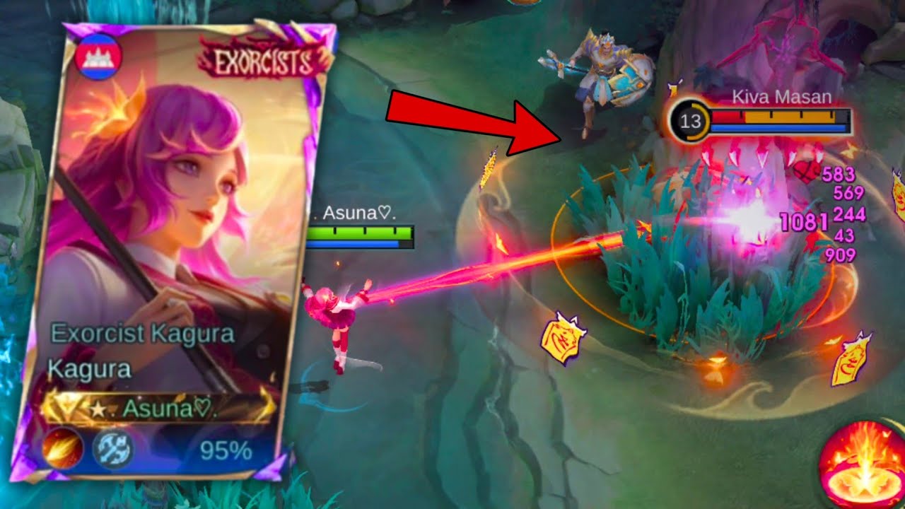 Exorcist Kagura Solo Rank Simple Combo Gameplay !!