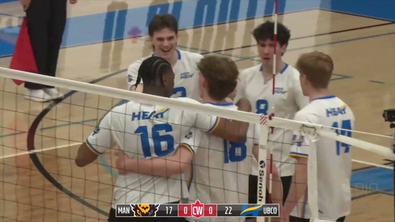 Canada West Men's Volleyball Quarter-final - Game 2 - Manitoba (2) vs UBCO (3)