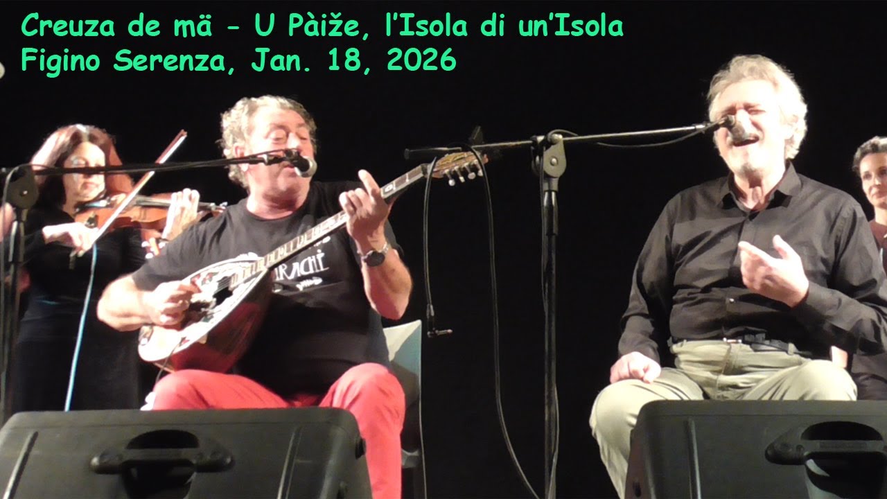 Max ManfredI & Battista Dagnino - Creuza de mä - U Pàiže, l’Isola di un’Isola, Figino Serenza