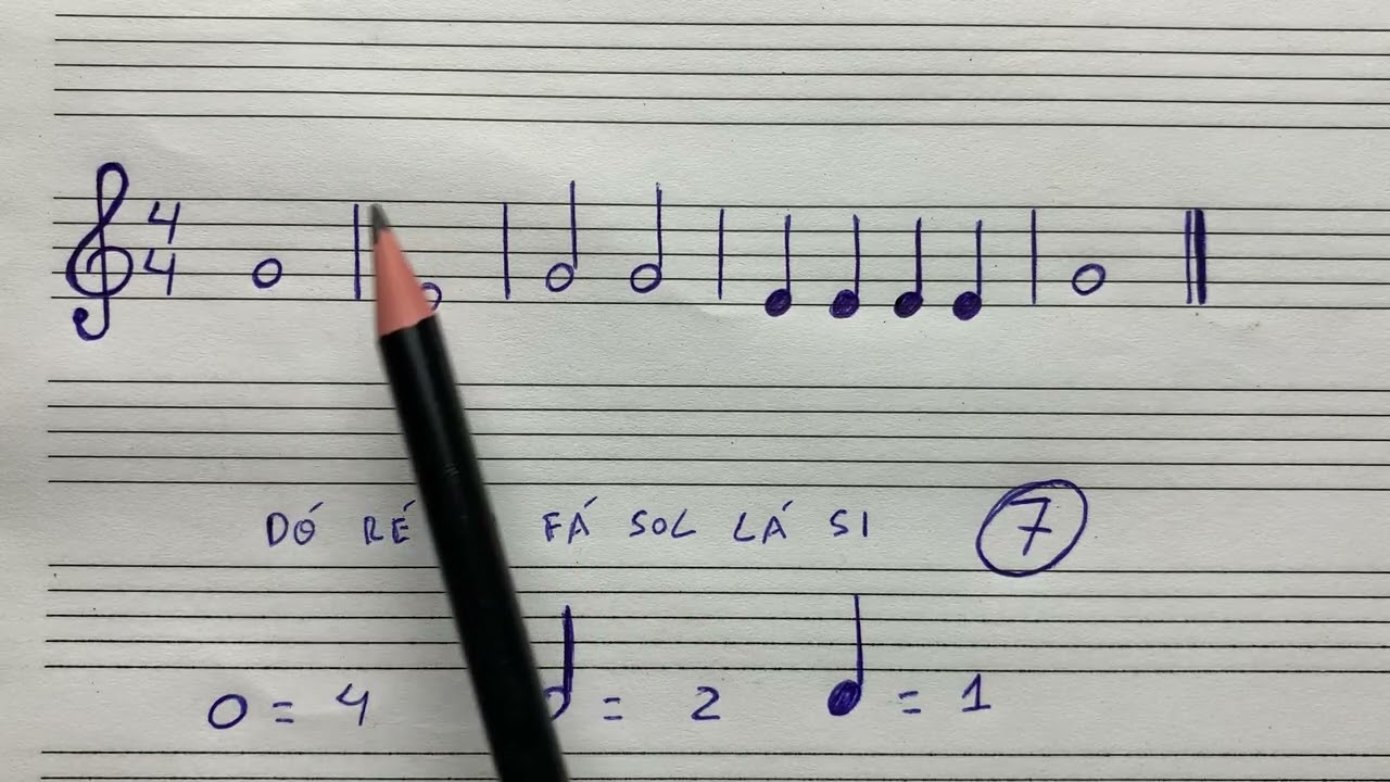 LIÇÃO 1 | MÉTODO DE LEITURA DE PARTITURA NA CLAVE DE SOL COM 100 LIÇÕES