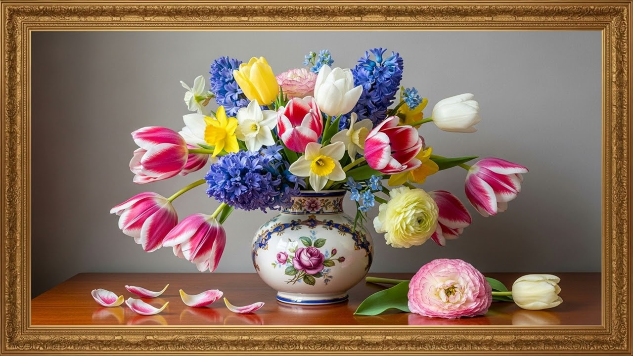 Beautiful Botanical Artwork | Calm Two-Hour Art Display