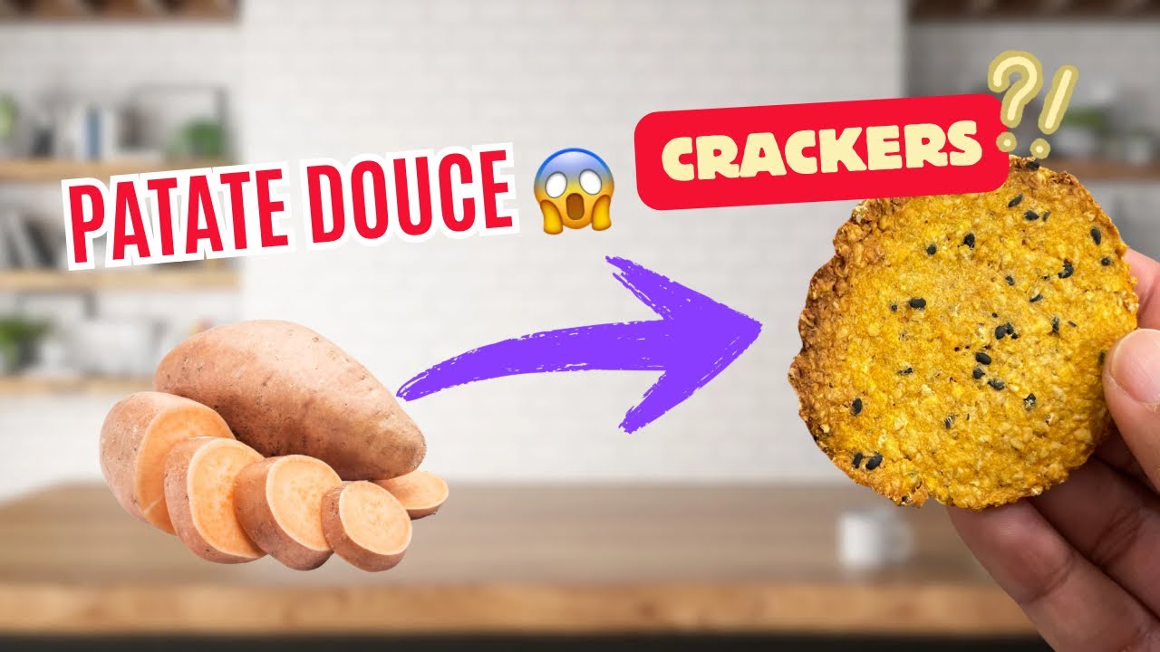 Des CRACKERS ultras croustillant avec de la PATATE DOUCE ?!🍠  trop facile à faire