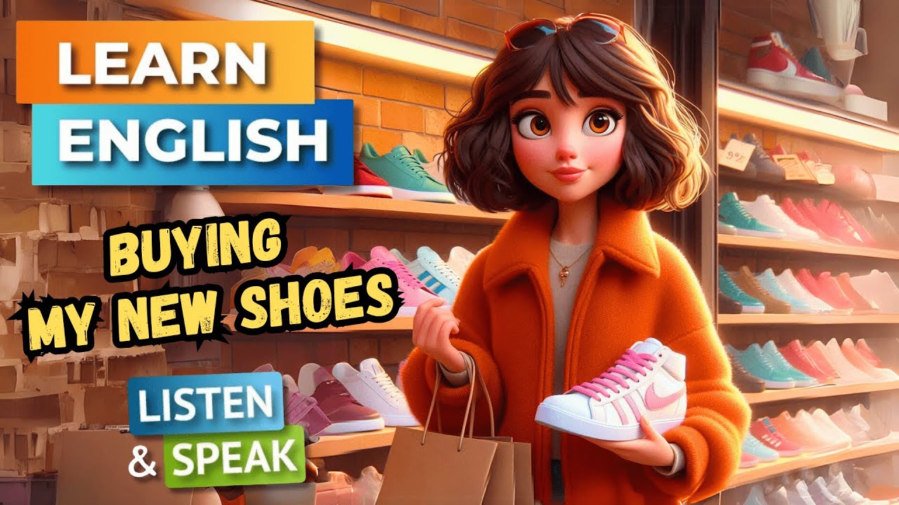 Buying My New Shoes  | Improve Your English | English Listening Skills - Speaking Skills.