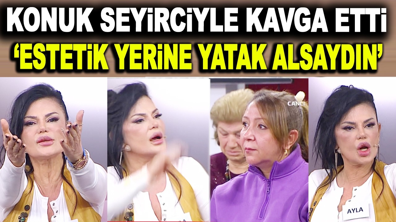 ''Estetik yaptıracağına evine bir yatak alsaydın'' dedi ortalık karıştı! Stüdyoda sesler yükseldi...