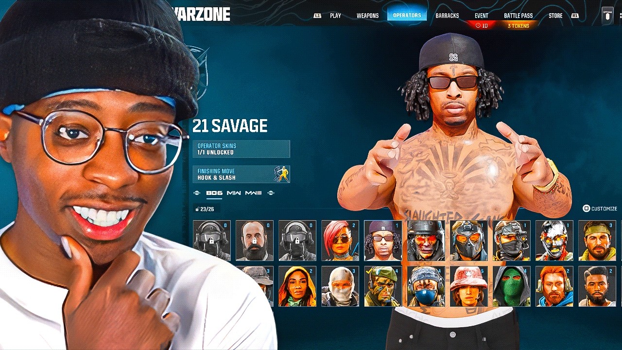 21 SAVAGE Builds My HOOD LOADOUT in Warzone 🔪