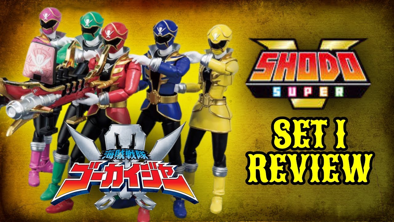 REVIEW: SHODO Super Kaizoku Sentai Gokaiger Set 1! My First Exposure to the Line! (海賊戦隊ゴーカイジャー)