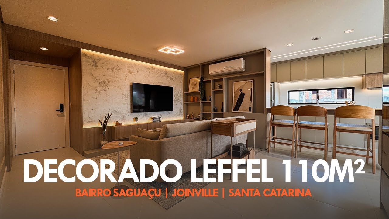 Conheça todos os detalhes do decorado do Leffel com 110m² em Joinville/SC