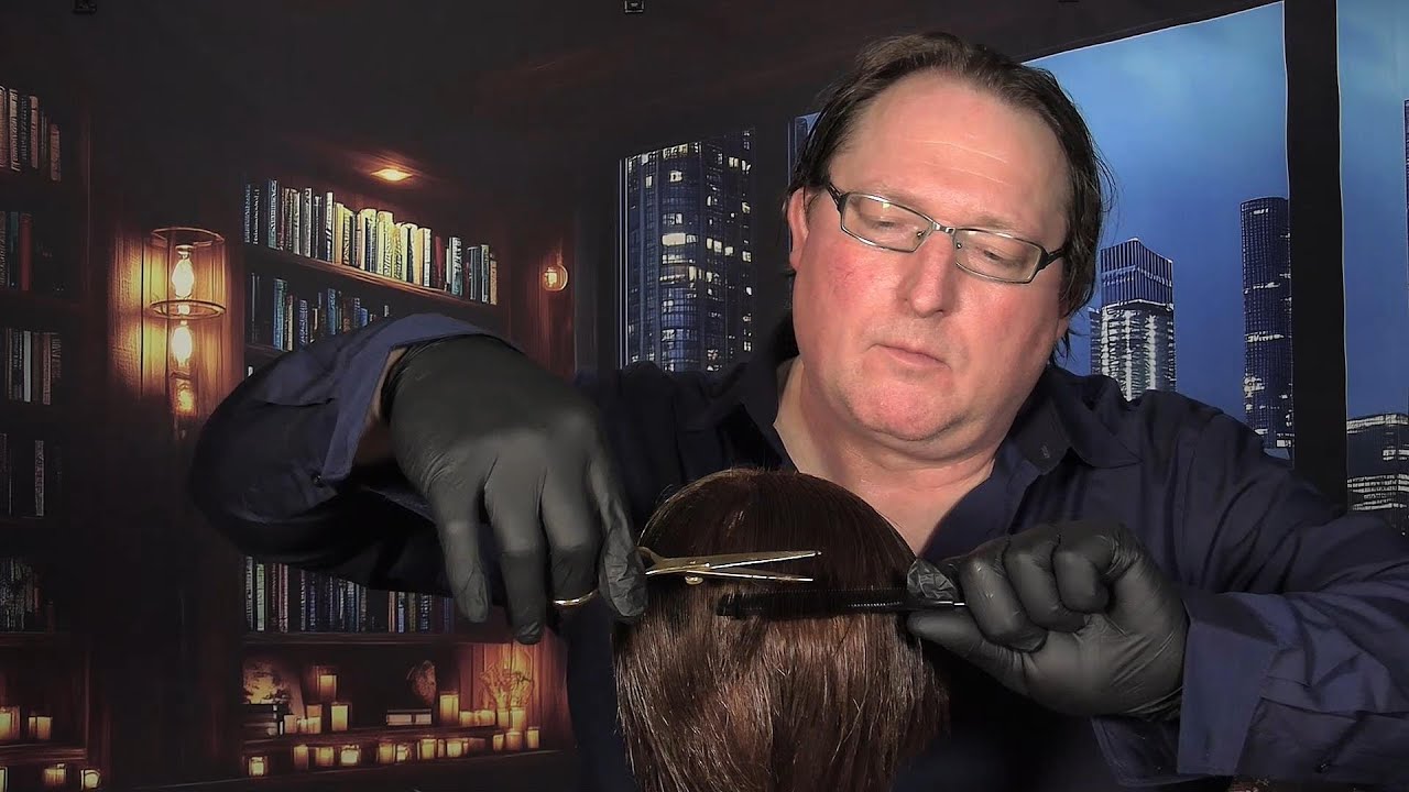 ASMR Hair Salon Roleplay (Wet Haircut, Hair Brushing, Spray Sounds, Gloves, Soft Spoken)