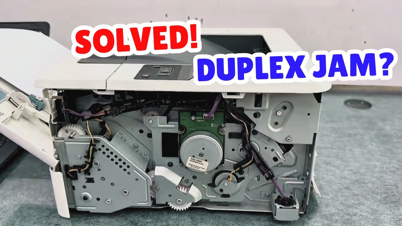Как устранить замятие бумаги при двусторонней печати на HP LaserJet Pro M402dn | Tech Fix Everything