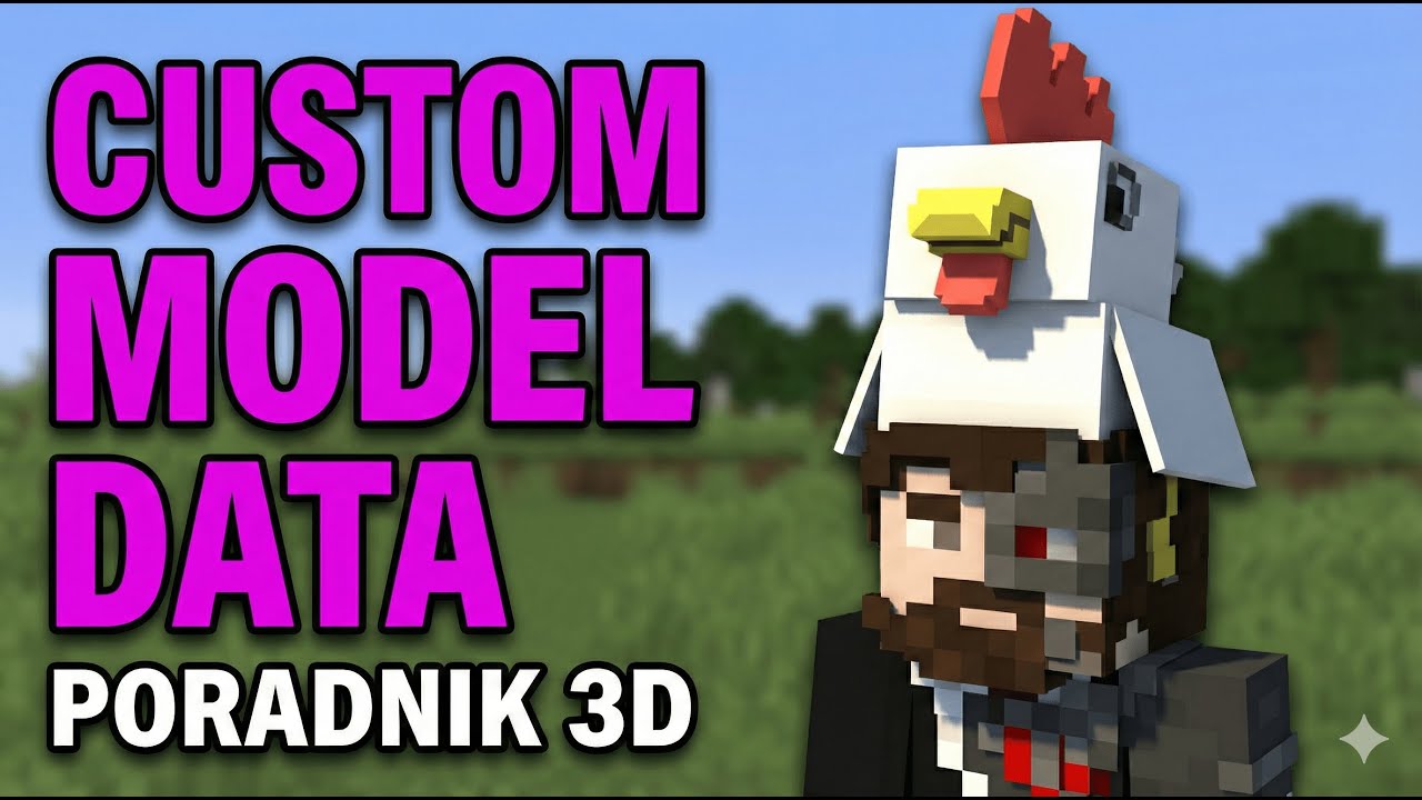 Jak Dodać Custom Itemy i Modele za pomocą CUSTOM MODEL DATA (3D) - Minecraft 1.21.4+