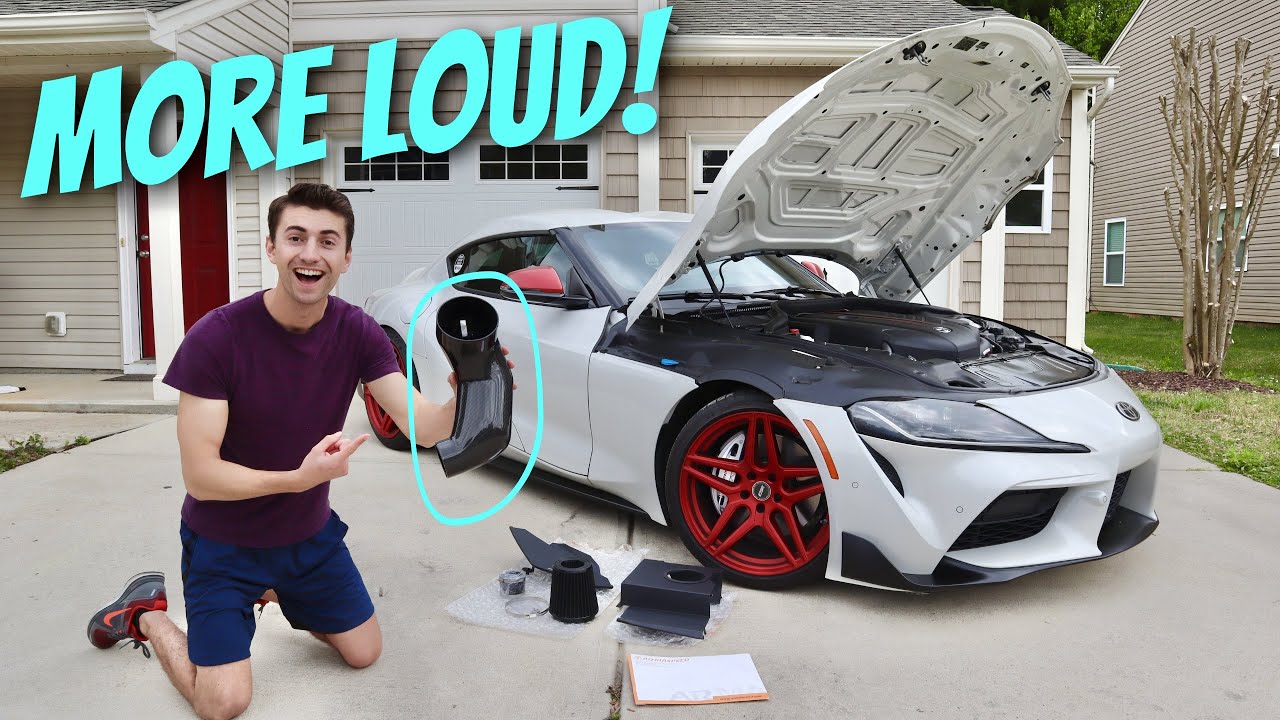 Toyota Supra Armaspeed Carbon Fiber Air Intake Installation