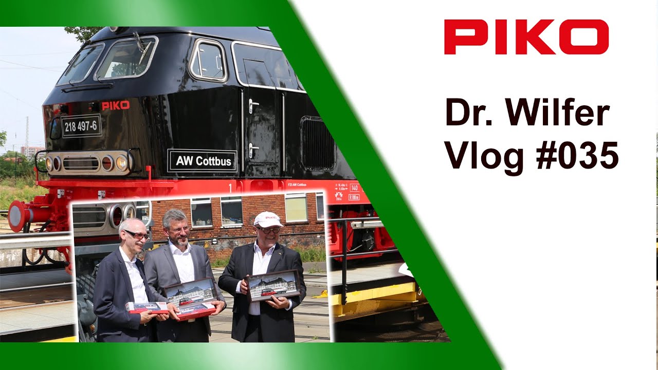 PIKO [W035] Vlog Dr. René F. Wilfer - Roll Out 218 497-6 PIKO / Märklin Lok