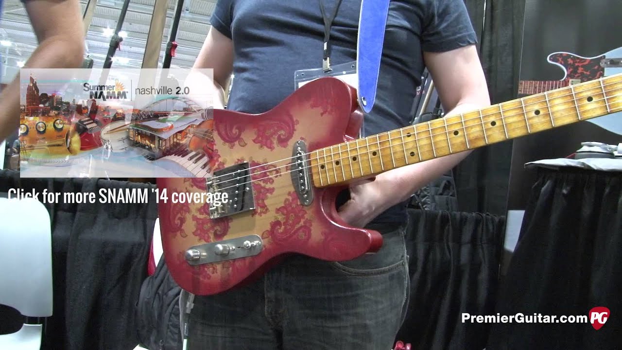Summer NAMM '14 - Palir Guitars Classic T6 Paisley & Porter Pickups T90 Demos
